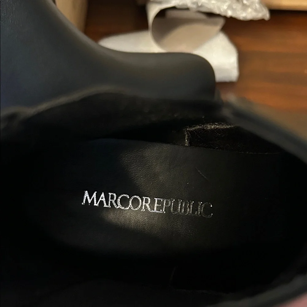 Marco Republic Black Ankle Boots for Women - Picture 6 of 9